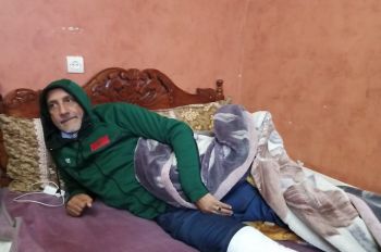 عبد الله مشكور يصاب بكسر في رجله