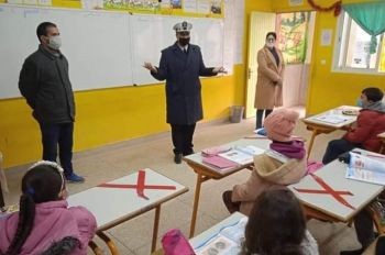 خلية الأمن المدرسي تتواصل مع تلاميذ مدرسة سلمان الفارسي بمكناس