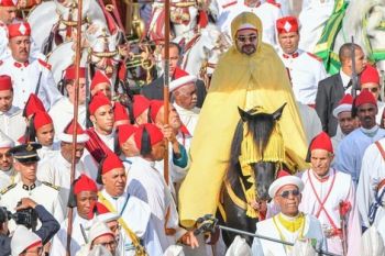 تهنئة السيد عباس المغاري لجلالة الملك بمناسبة الذكرى 26 لعيد العرش المجيد