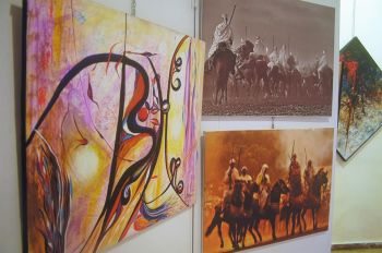 المركز الثقافي محمد المنوني بمكناس يحتضن معرضا فنيا تشكيليا