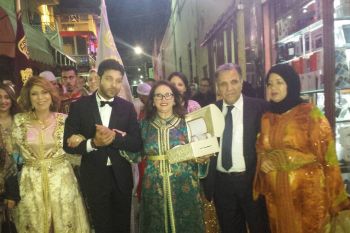 الفنان الشاب أنس الباز يعقد قرانه وينظم حفل زفافه بمكناس (صور)