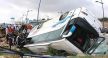 مصرع تسعة أشخاص و إصابة آخرون في حادث سير خطير في