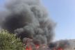 عاجل : سوق الجملة لبيع الخضر والفواكه بمكناس يحترق (صور)