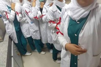 الطلبة الممرضون يحتجون بمكناس ويتوعدون وزارة الصحة بالتصعيد