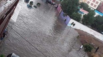 أمطار رعدية تغرق أحياء سكنية بمكناس