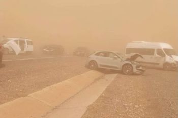 وزارة التجهيز تحذر مستعملي هذه الطرقات من تطاير الغبار والرياح القوية طيلة هذه الفترة
