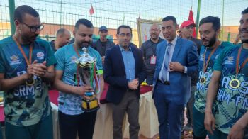 بالصور.. الشركة الجهوية متعددة الخدمات فاس مكناس تختتم الدوري الرمضاني لكرة القدم بمكناس
