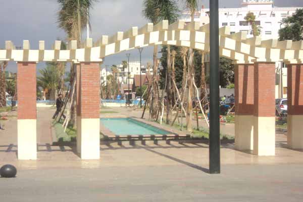 إعادة تهيئة حديقة ابن سيناء بمكناس