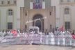 احتجاج الجزارين ببوفكران بعد صدور أمر بإغلاق المذبح البلدي