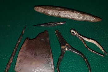 العثور على أدوات للإنسان القديم  من النحاس تعود للعصر الحجري النحاسي
