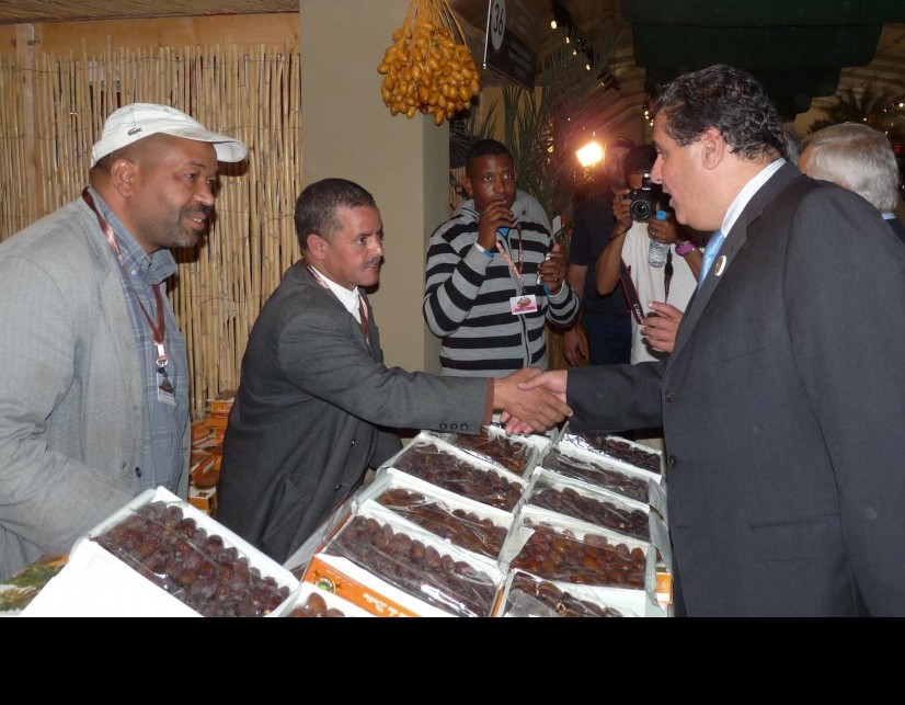 وزير الفلاحة عزيز أخنوش يفتتح المعرض الدولي للتمور بأرفود