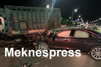 نجاة مسؤول حزبي ورئيس جماعة وغرفة مكناس السابق من حاد.ثة سير خطيرة وسط مكناس