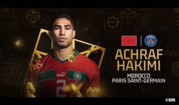 إفريقيا تنصف أشرف حكيمي وتتوجه بكرتها الذهبية