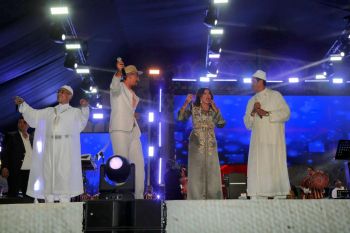 مهرجان عيساوة.. شذى حسون ورضوان الأسمر والفرق العيساوية يحيون حفلا روحيا مهيبا 