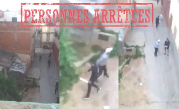 أمن مكناس يعتقل جانحين بحي البرج ظهروا في فيديو وهم يحملون أسلحة بيضاء