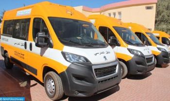 تعزيز آليات النقل المدرسي بإقليم سيدي قاسم ب35 حافلة جديدة 