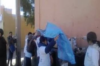 حملة نظافة بالرشيدية يقوم بها شباب يبانيون