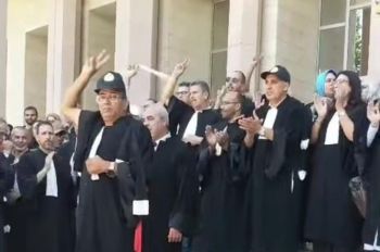 محامو مكناس يحتجون ضد مشروع قانون المهنة في وقفة حاشدة بمحكمة الاستئناف