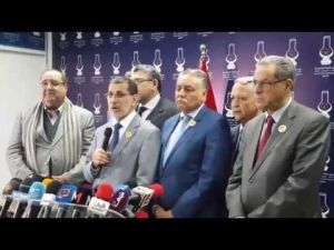 العثماني يعلن الأحزاب المشاركة في تشكيل الحكومة الجديدة