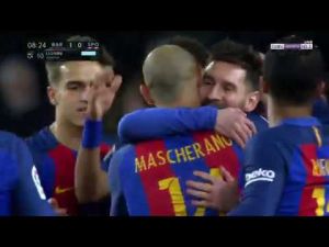 اهداف مباراة برشلونة 6-1 سبورتينغ خيخون