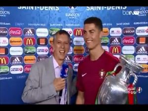 كريستيانو يصيح Marrakech Morocco بعد فوز البرتغال باللقب الأوروبي