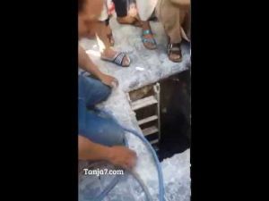 سقوط طفلة داخل بالوعة مجاري غير مغطاة بطنجة