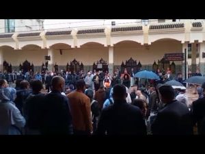 احتجاجات غير مسبوقة بمحطة القطار الأمير عبد القادر بمكناس