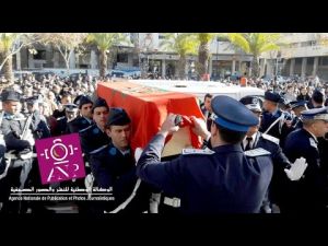 لحظة وصول جثامين شهداء الأمن إلى مقر ولاية أمن فاس